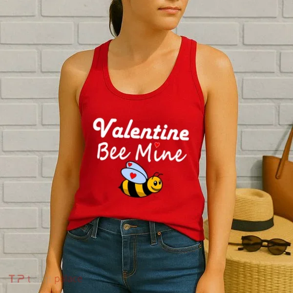 Valentine's Day Bee Mine Women's Tank Top
