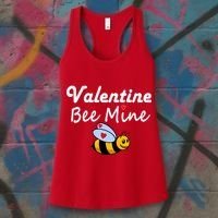 Valentine's Day Bee Mine Women's Tank Top thumb 3