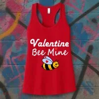 Valentine's Day Bee Mine Women's Tank Top thumb 3