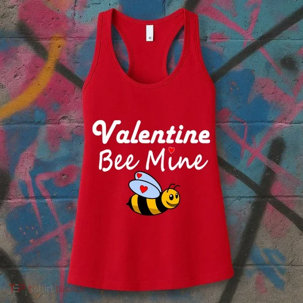 Valentine's Day Bee Mine Women's Tank Top