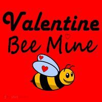 Valentine's Day Bee Mine Santa Hat thumb 1