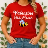 Valentine's Day Bee Mine Women's T-Shirt thumb 2