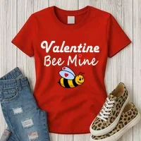 Valentine's Day Bee Mine Women's T-Shirt thumb 3