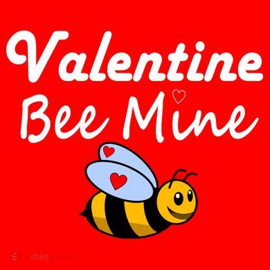 Valentine's Day Bee Mine Plastic Christmas Ball Ornament