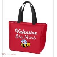 Valentine's Day Bee Mine Tote Bag thumb 3