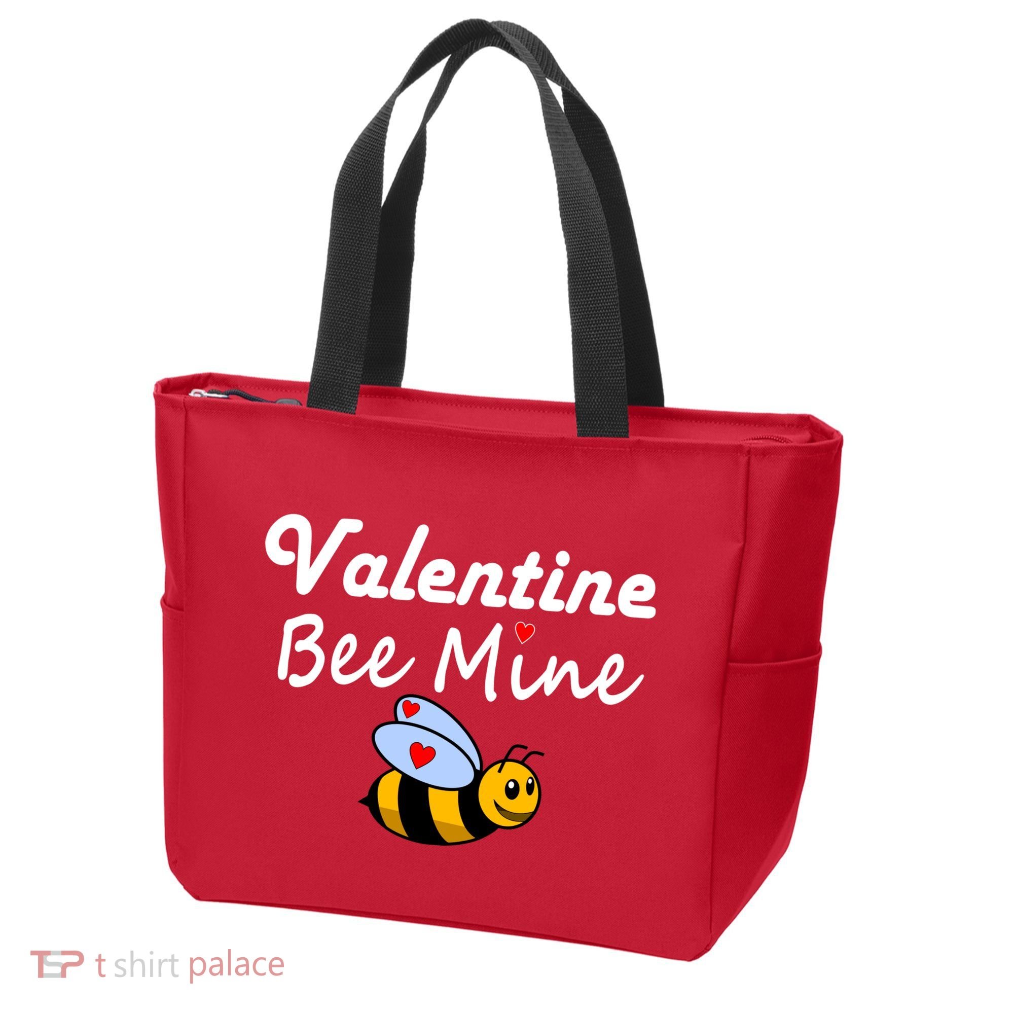 Valentine's Day Bee Mine Tote Bag
