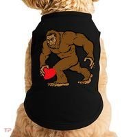 Valentines Day Bigfoot Heart Sasquatch Doggie Tank thumb 0