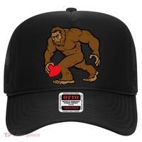 Valentines Day Bigfoot Heart Sasquatch Hat thumb 0