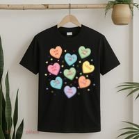 Valentine's Day Candy Hearts T-Shirt thumb 2