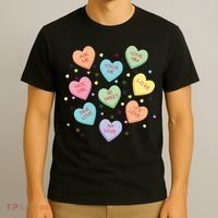 Valentine's Day Candy Hearts T-Shirt thumb 3