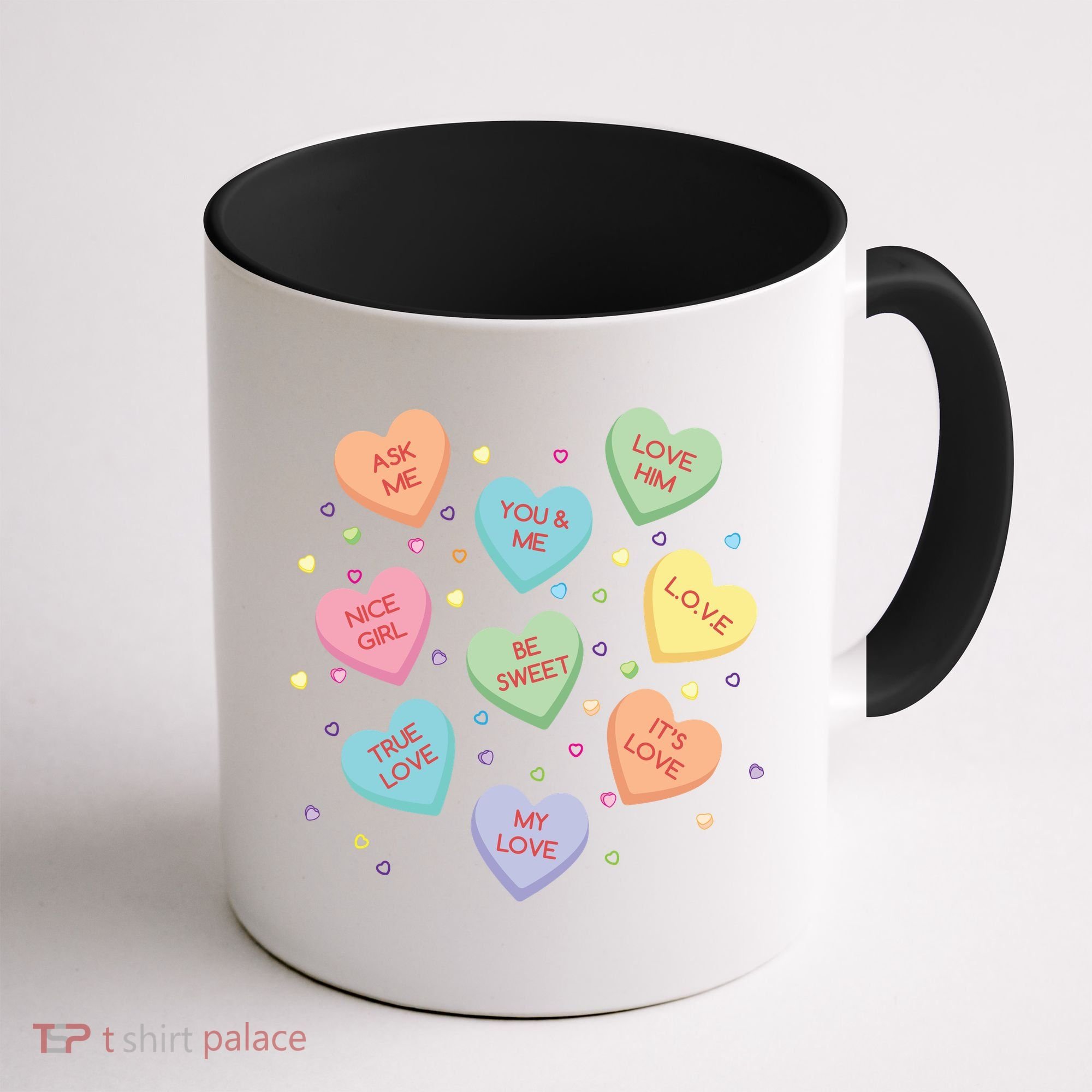 Valentine's Day Candy Hearts Coffee Mug