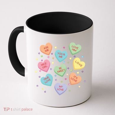 Valentine's Day Candy Hearts Coffee Mug