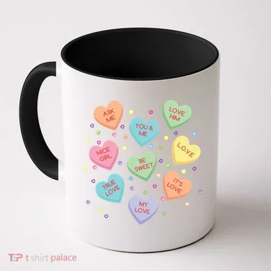 Valentine's Day Candy Hearts Coffee Mug