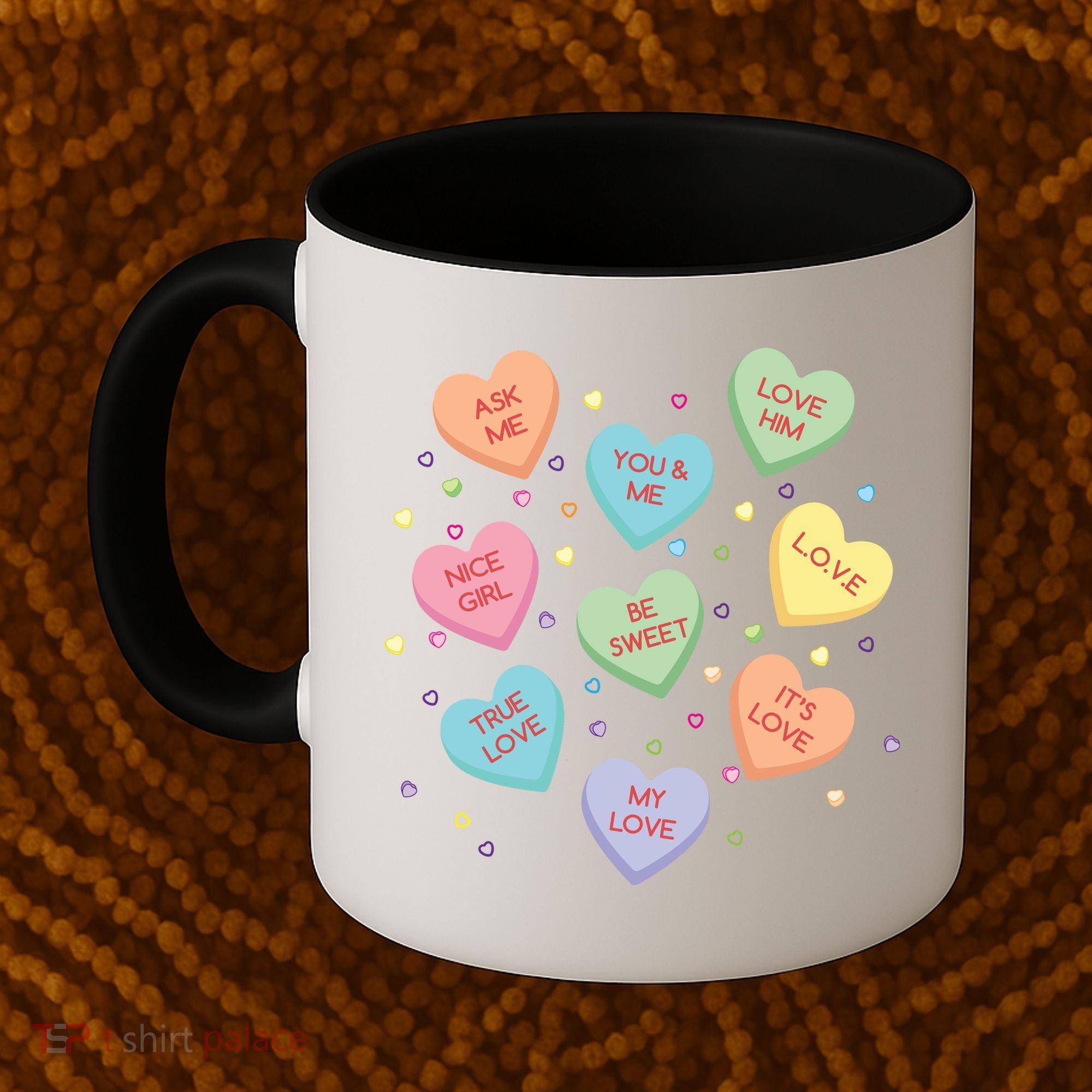 Valentine's Day Candy Hearts Coffee Mug