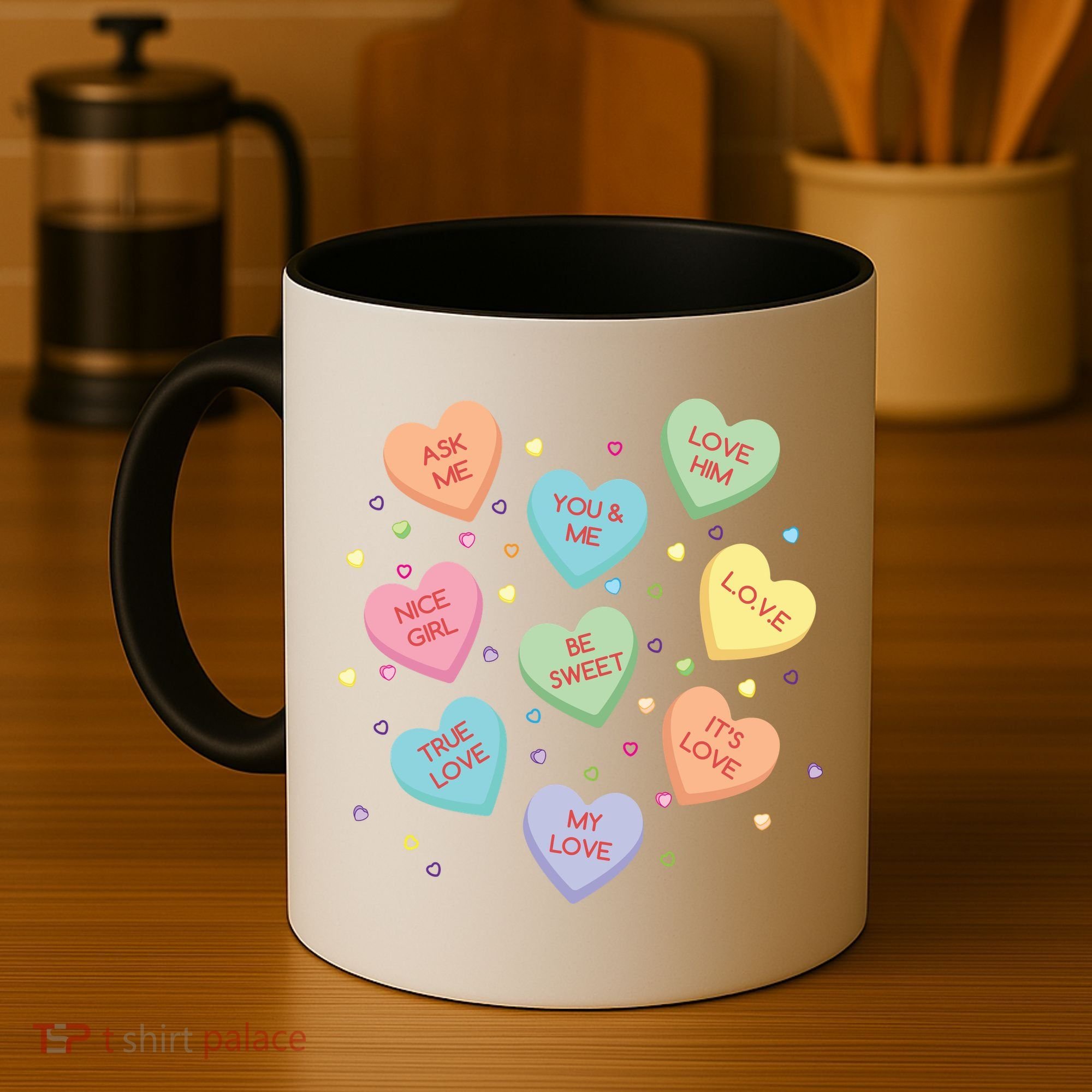 Valentine's Day Candy Hearts Coffee Mug