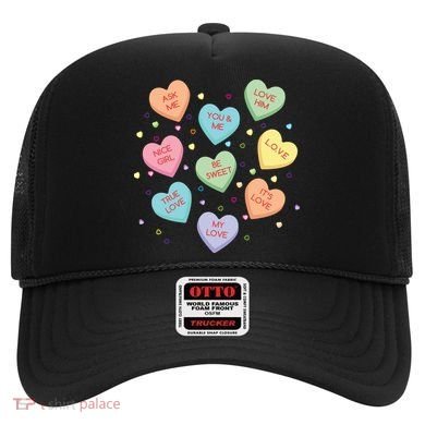 Valentine's Day Candy Hearts Hat