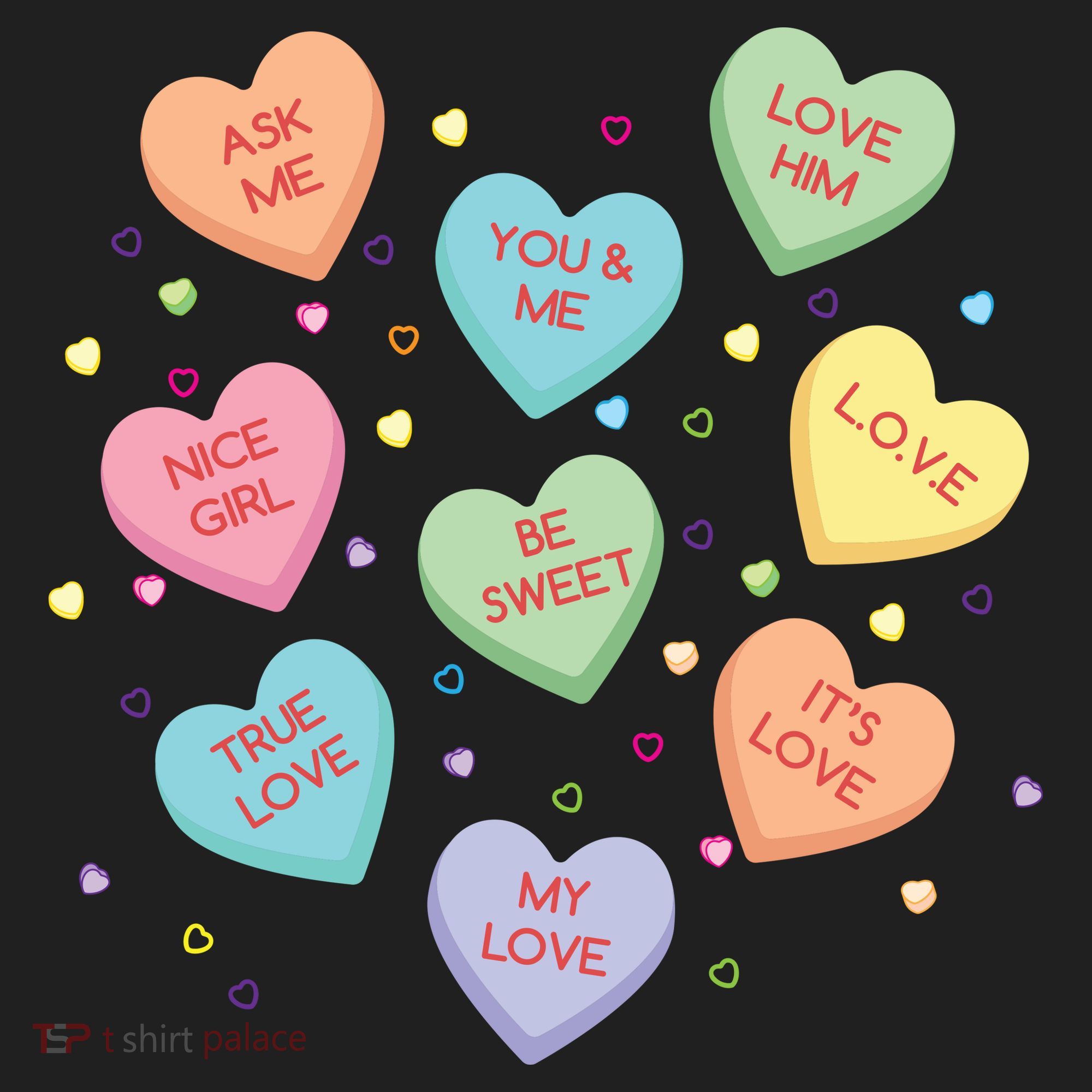Valentine's Day Candy Hearts Hat