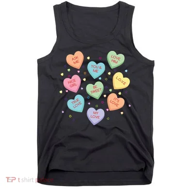 Valentine's Day Candy Hearts Tank Top