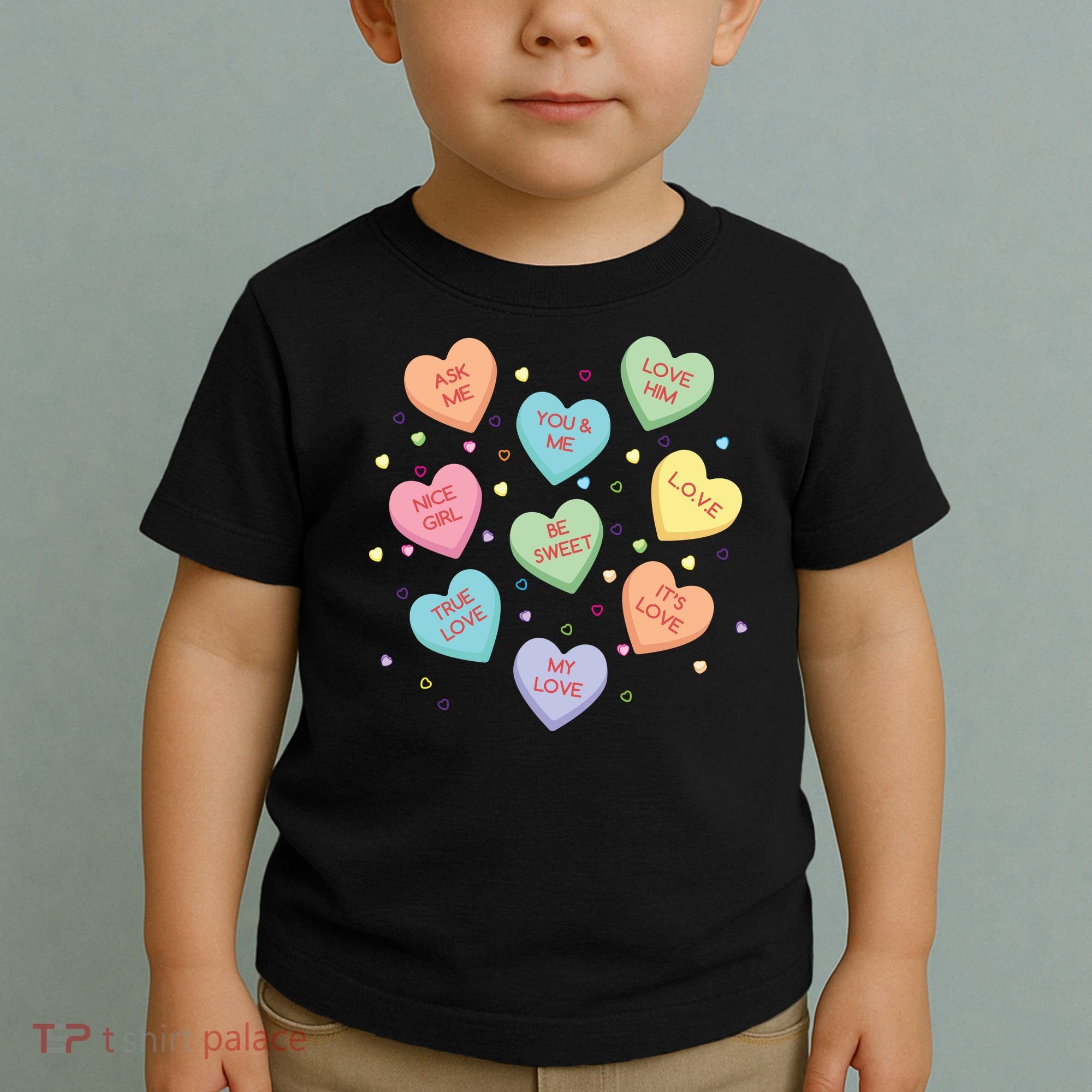 Valentine's Day Candy Hearts Toddler T-Shirt