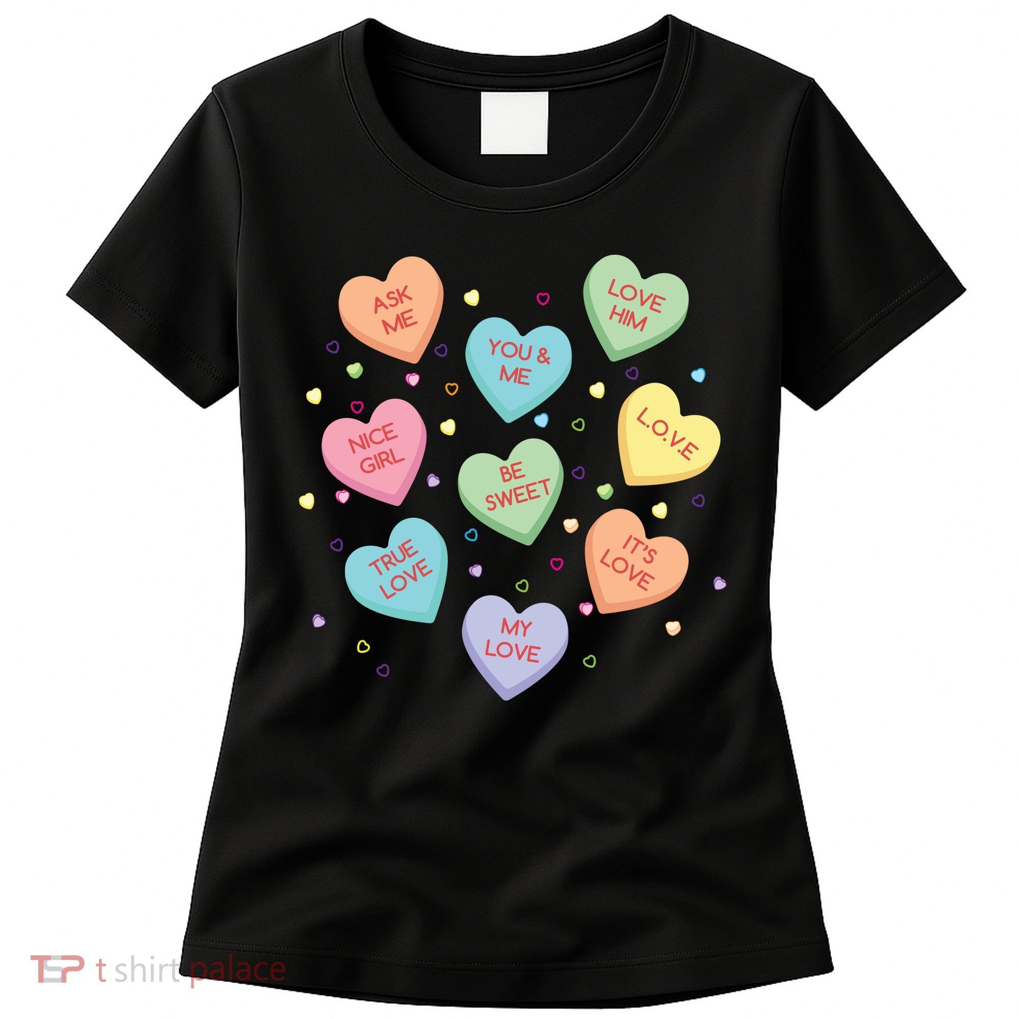 Valentine's Day Candy Hearts Women's T-Shirt