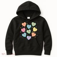 Valentine's Day Candy Hearts Kids Hoodie thumb 0