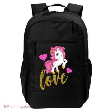 Valentines Day Cute Unicorn Love Backpack