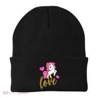 Valentines Day Cute Unicorn Love Beanie thumb 0