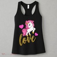 Valentines Day Cute Unicorn Love Women's Tank Top thumb 3