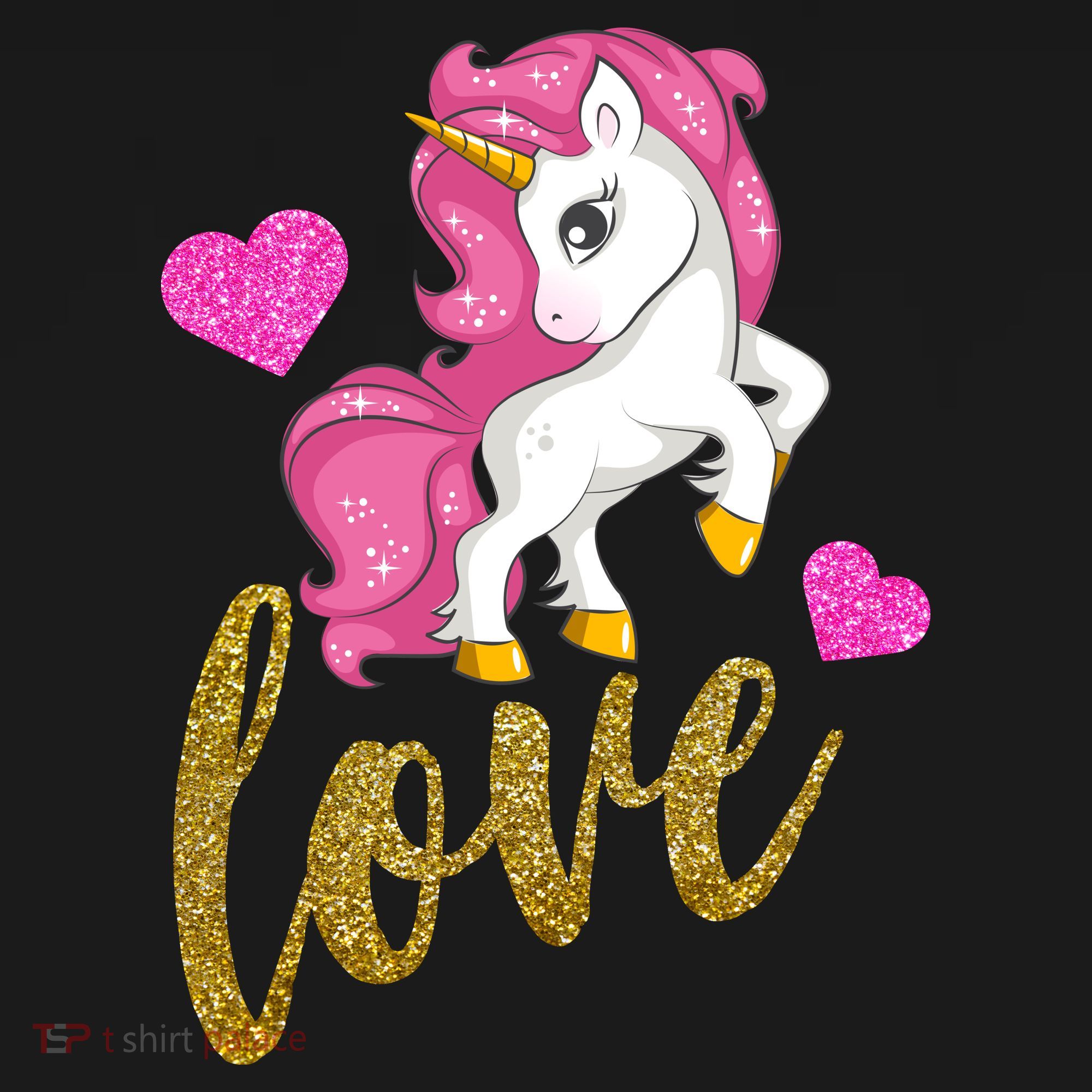 Valentines Day Cute Unicorn Love Baby Bodysuit