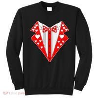Valentine's Day Heart Tuxedo Sweatshirt thumb 0
