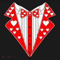 Valentine's Day Heart Tuxedo Backpack thumb 2
