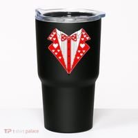 Valentine's Day Heart Tuxedo Tumbler thumb 0
