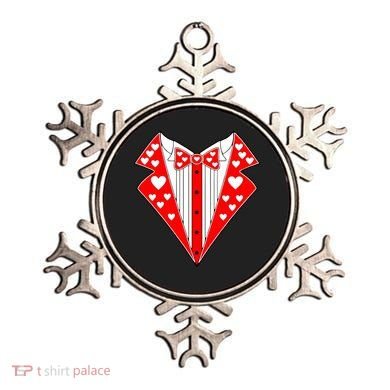 Valentine's Day Heart Tuxedo Ornament