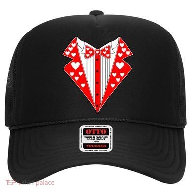 Valentine's Day Heart Tuxedo Hat