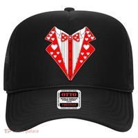 Valentine's Day Heart Tuxedo Hat thumb 0