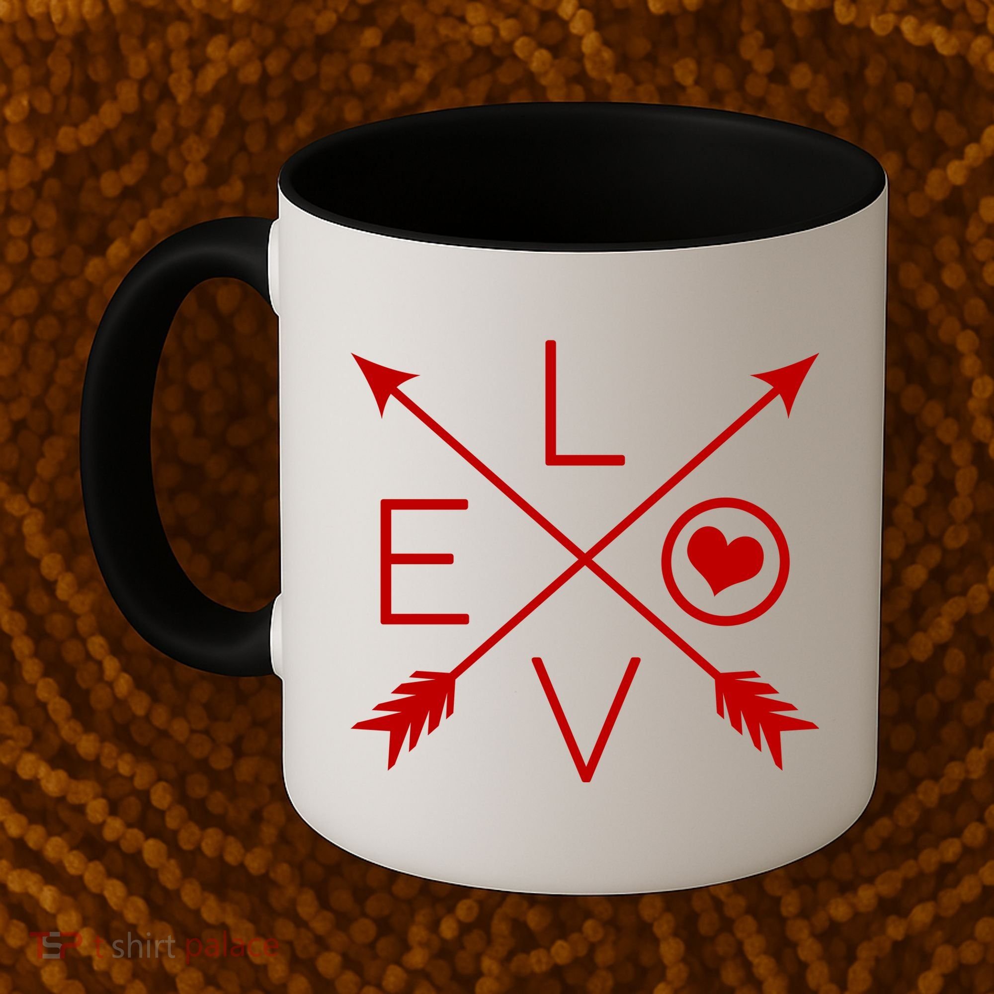 Valentines Day Love Arrows Coffee Mug