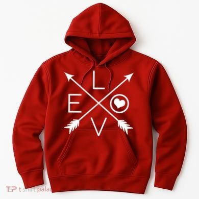 Valentines Day Love Arrows Hoodie