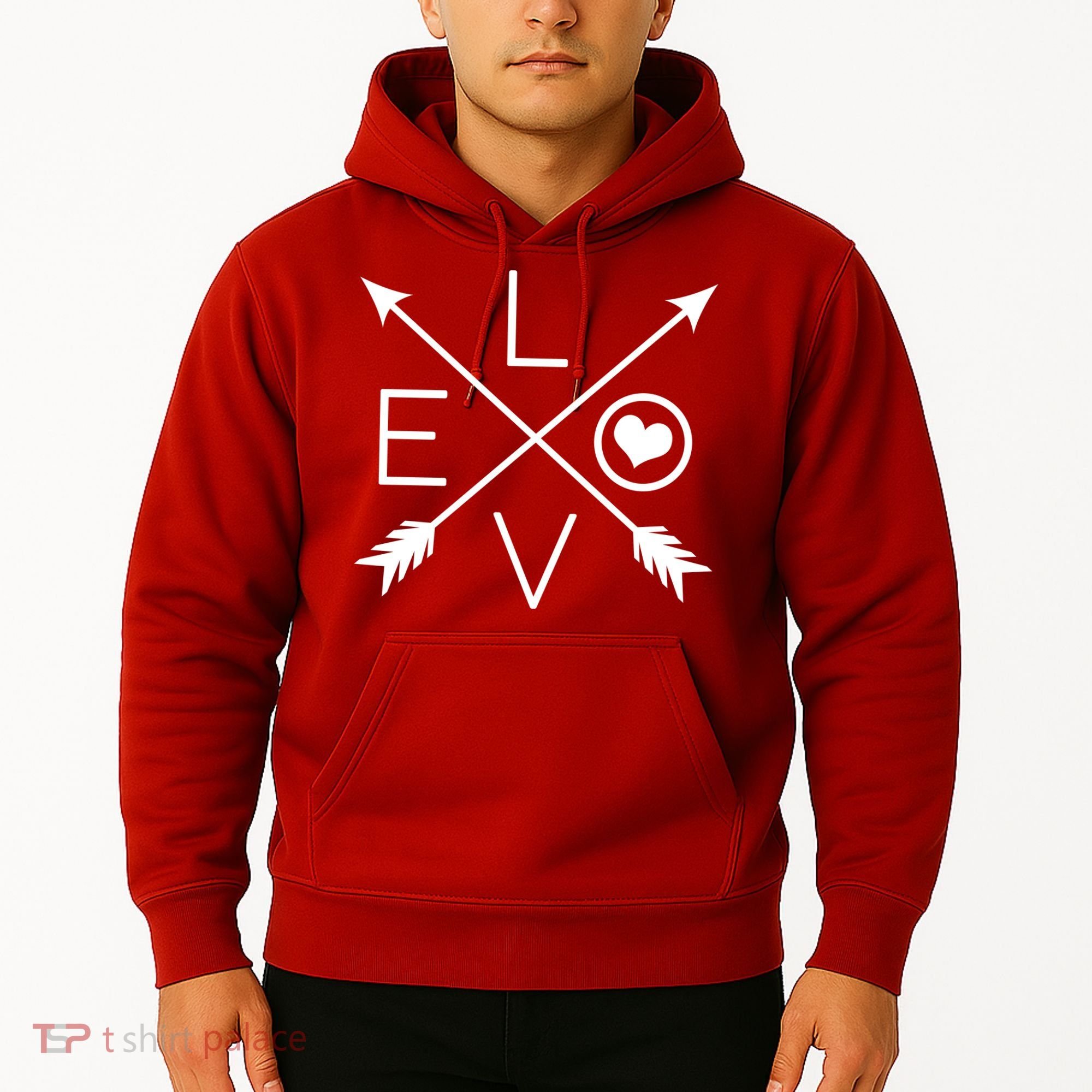 Valentines Day Love Arrows Hoodie