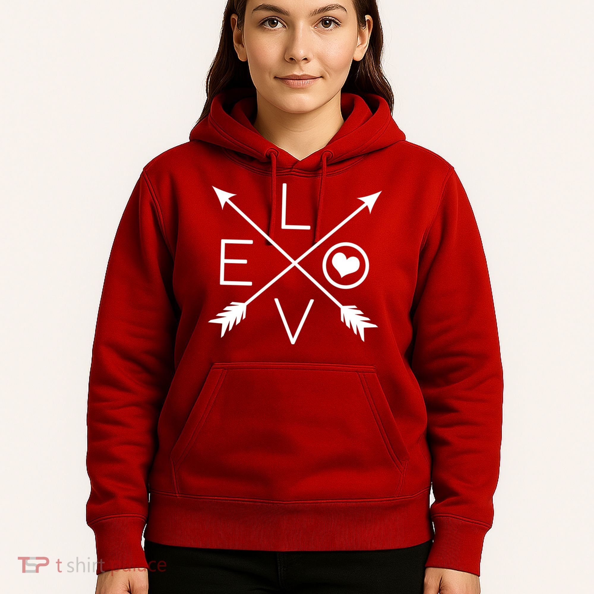 Valentines Day Love Arrows Hoodie