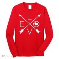 Valentines Day Love Arrows Long Sleeve Shirt thumb 0