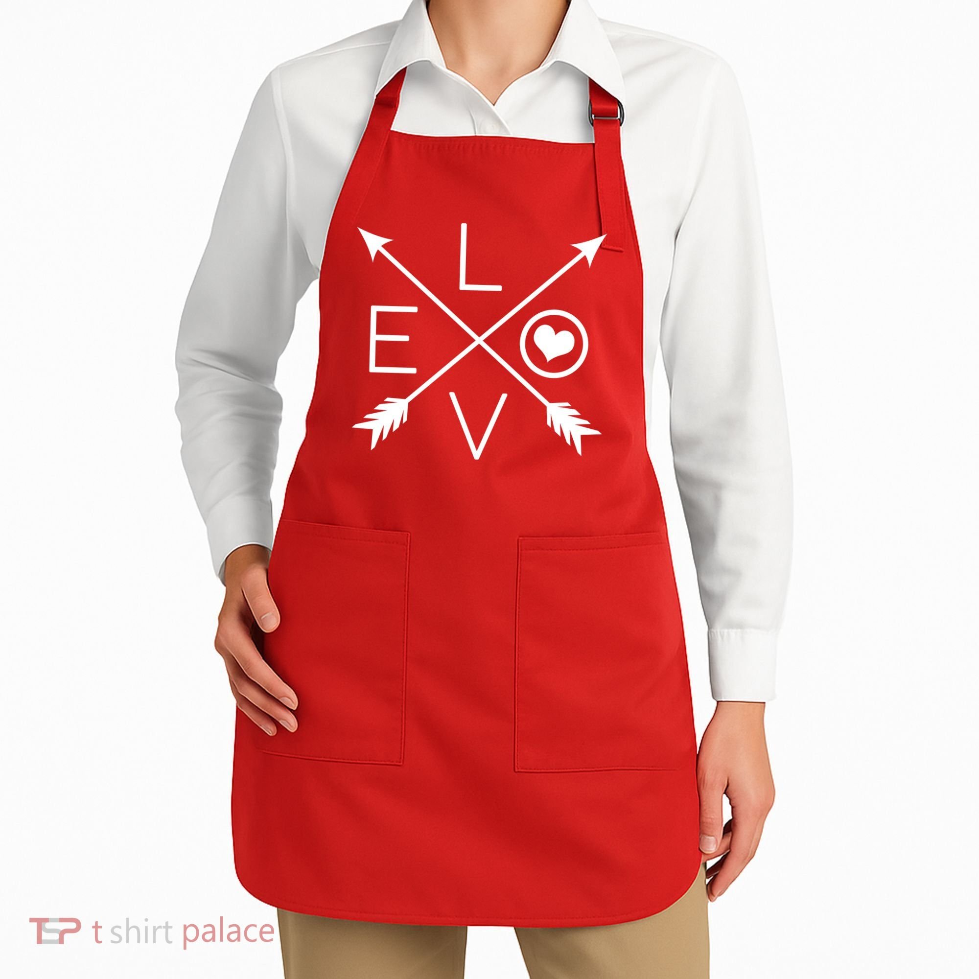Valentines Day Love Arrows Apron