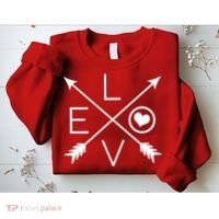 Valentines Day Love Arrows Sweatshirt thumb 2