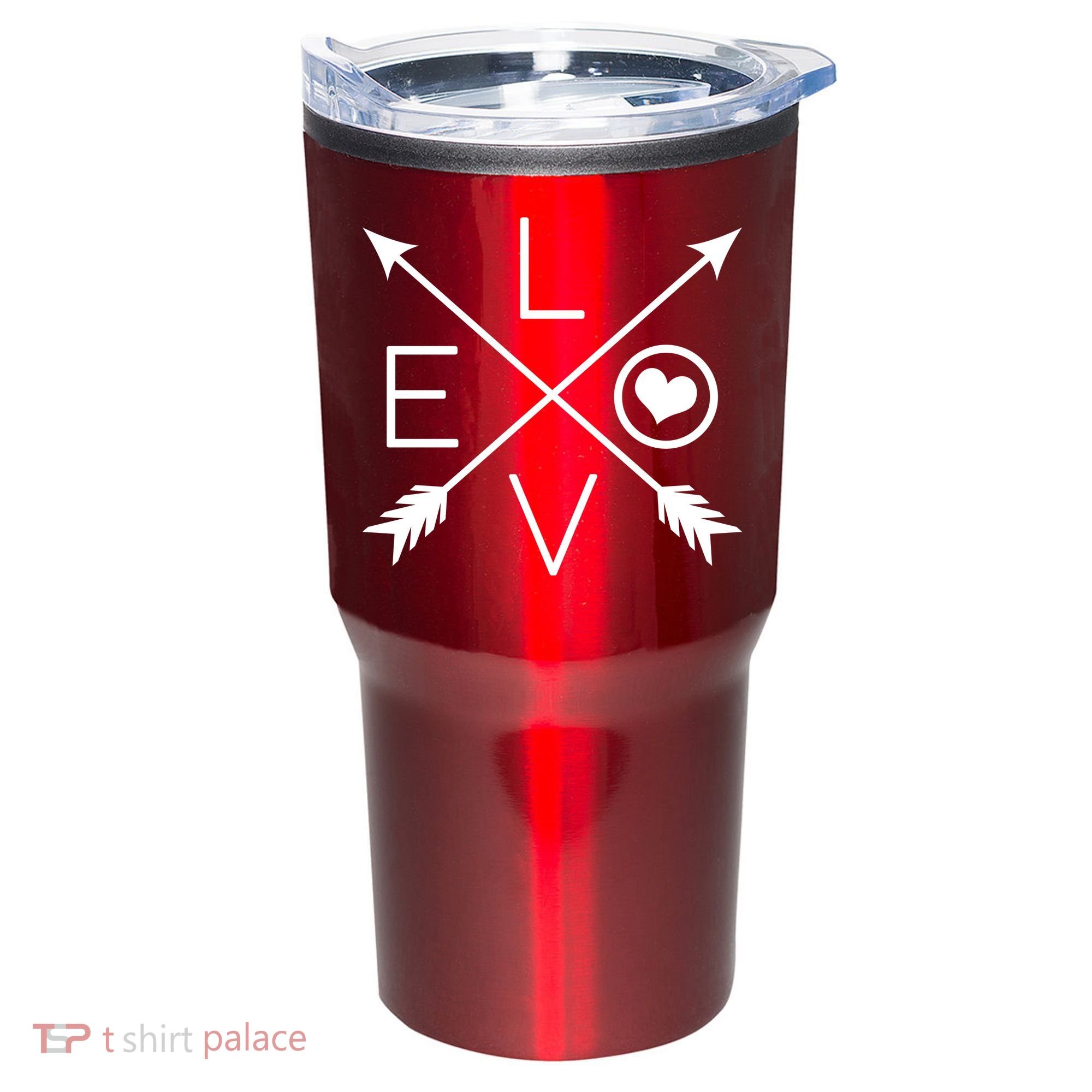 Valentines Day Love Arrows Tumbler