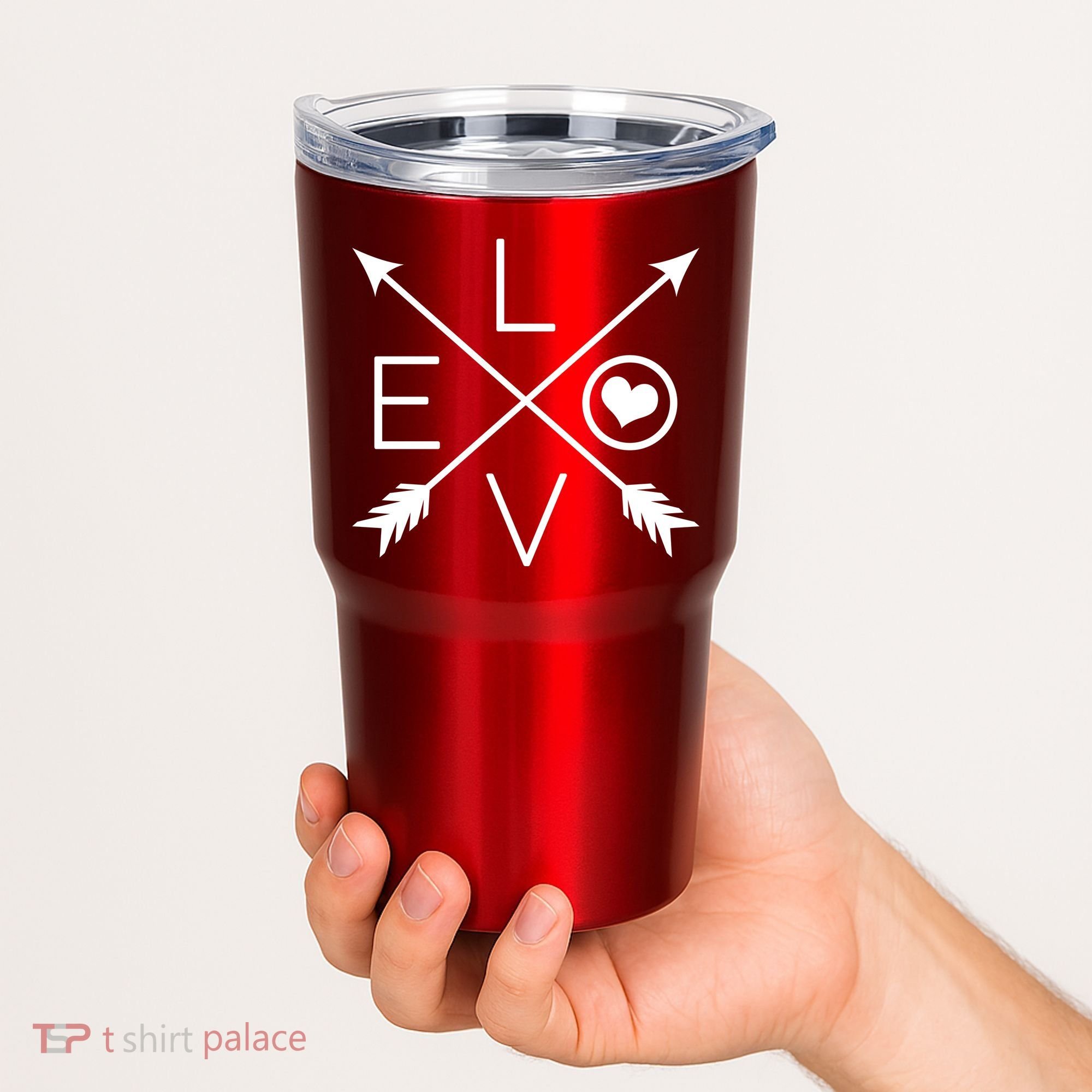 Valentines Day Love Arrows Tumbler
