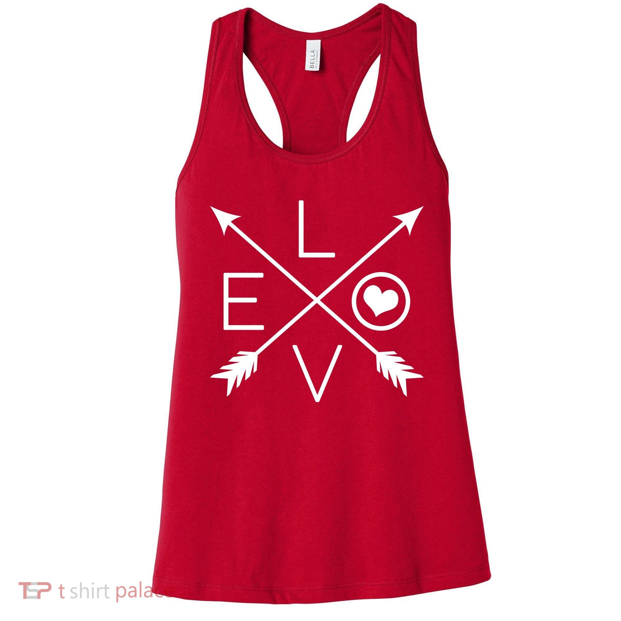 Valentines Day Love Arrows Women's Tank Top