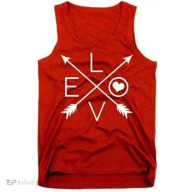Valentines Day Love Arrows Tank Top