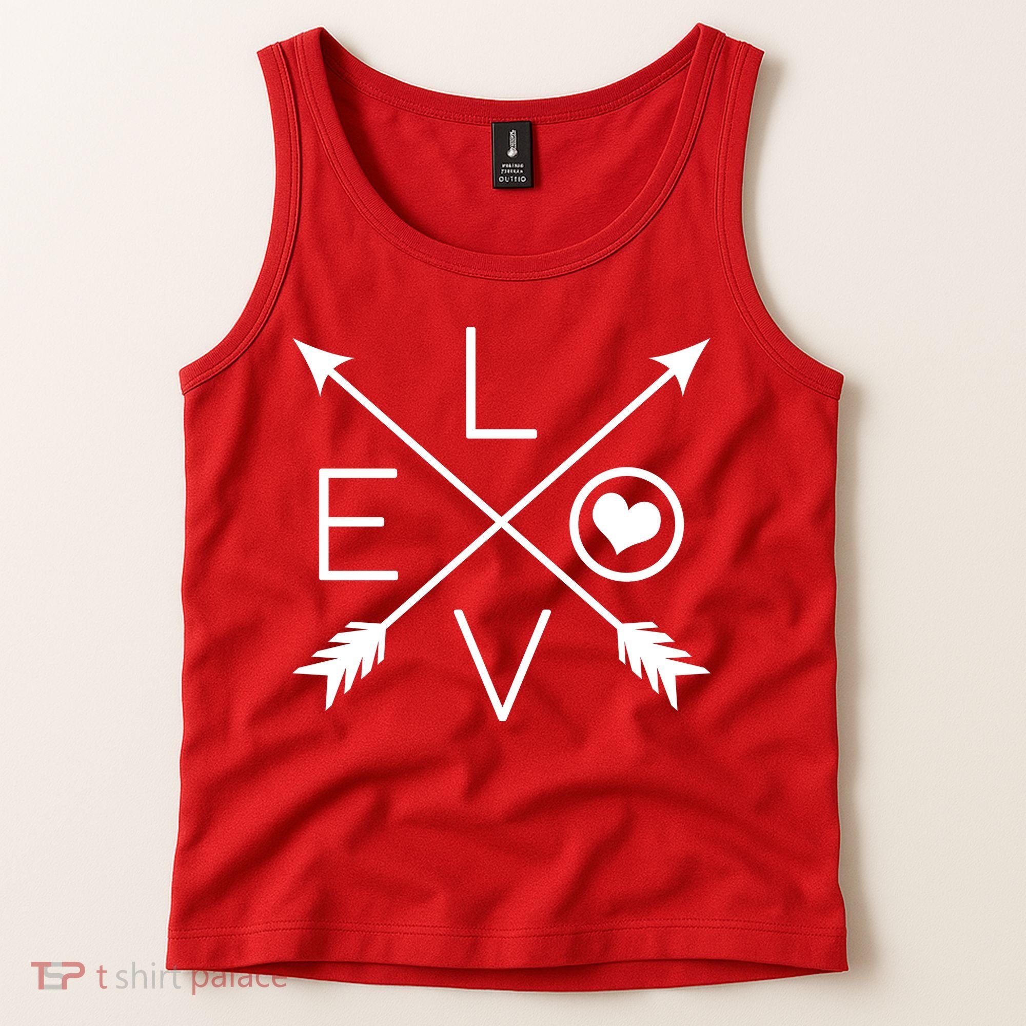 Valentines Day Love Arrows Tank Top