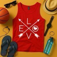 Valentines Day Love Arrows Tank Top thumb 4