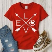Valentines Day Love Arrows Women's T-Shirt thumb 3