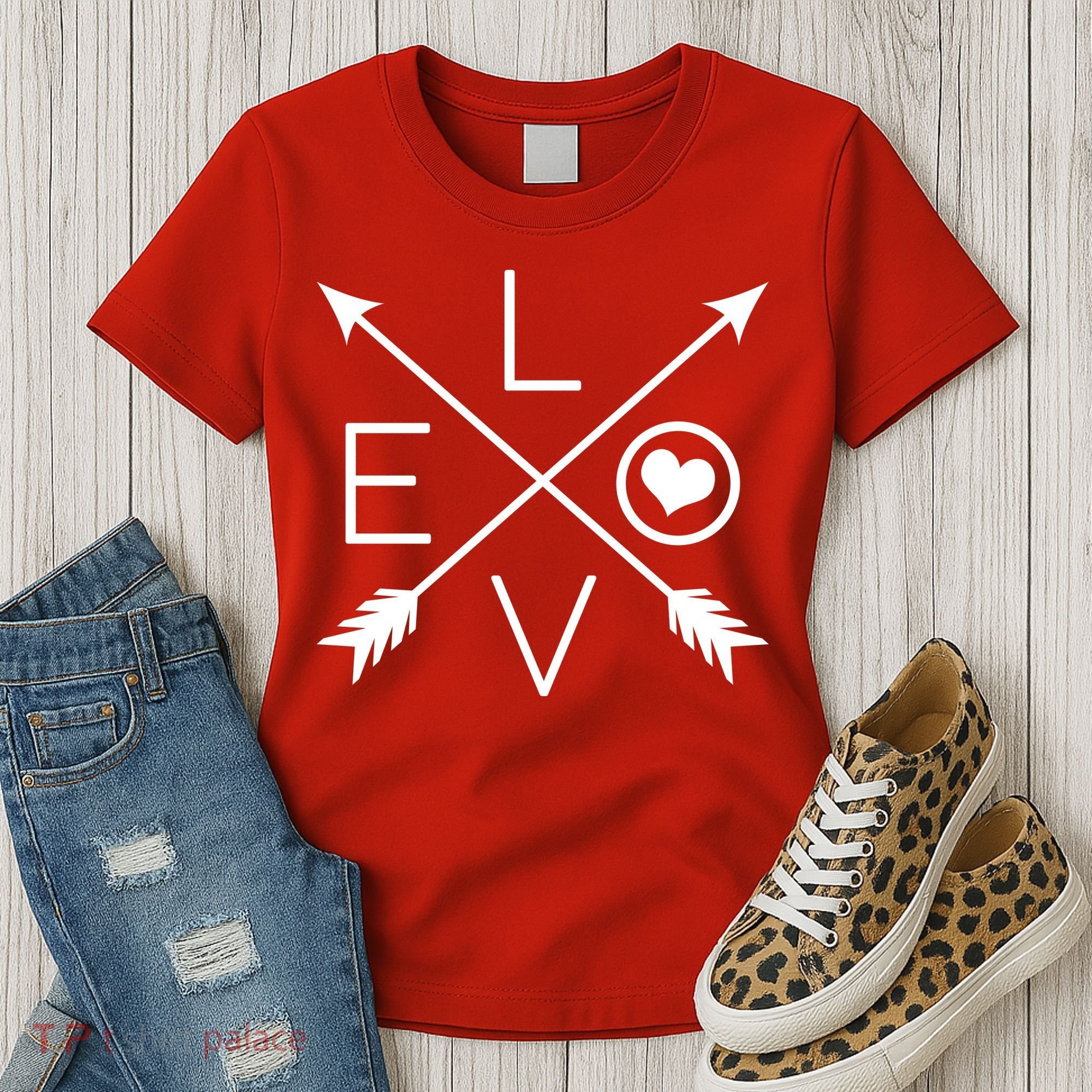 Valentines Day Love Arrows Women's T-Shirt